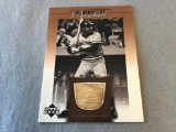 TONY PEREZ 2001 UD Baseball GAME USED BAT Card