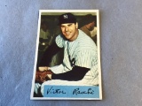 VIC RASCHI Yankees 1954 Bowman Baseball #33