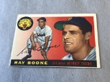 RAY BOONE Tigers 1955 Topps Baseball #65