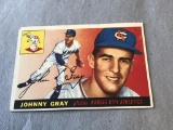 JOHNNY GRAY Athletics 1955 Topps Baseball #101