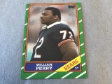 WILLIAM PERRY Bears 1986 Topps Football ROOKIE
