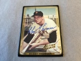 BOBBY THOMSON Autograph Baseball Card