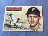 1956 Topps Baseball JOHNNY O'BRIEN Pirates #65