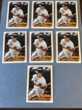 ROBERTO ALOMAR Lot of 7 1989 Topps Baseball Cards
