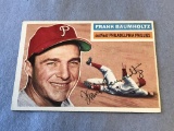 FRANK BAUMHOLTZ Phillies 1956 Topps Baseball #274
