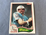 KEN STABLER Oilers 1982 Topps Football Card