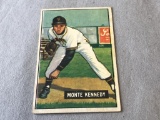 MONTE KENNEDY Giants 1951 Bowman Baseball #163