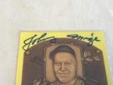JOHN MIZE Autograph Hall of Fame Plaque postcard