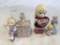 4 Precious Moments Figures-IOU, keepsake box