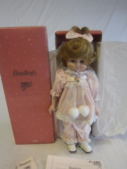 Bradley's Dolls 12" Pouty Polly Doll NEW