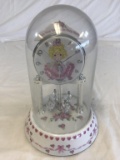 2006 Precious Moments Glass Dome Musical CLock