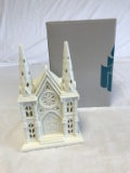 PARTYLITE CATHEDRAL Porcelain Candle Light Holder