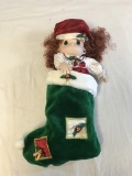 Christmas STOCKING DOLL HOLLY PRECIOUS MOMENTS