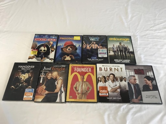 Lot of 9 DVD Movies All NEW and SEALED