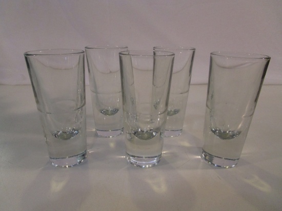 Set of 5 Heavy Glasses