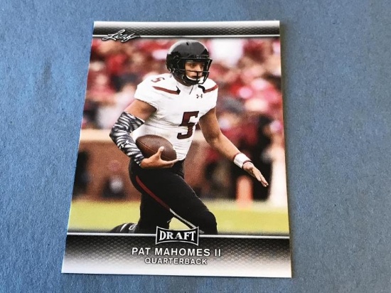 PAT MAHOMES Chiefs 20017 Leaf ROOKIE Card