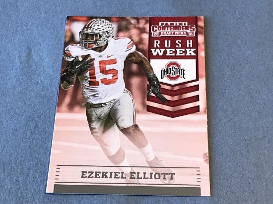 EZEKIEL ELLIOTT Panini Contenders Rush week ROOKIE