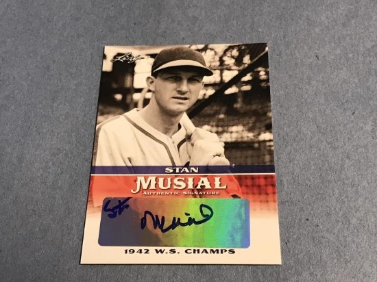 STAN MUSIAL 2015 Leaf Heroes of Baseball AUTOGRAPH