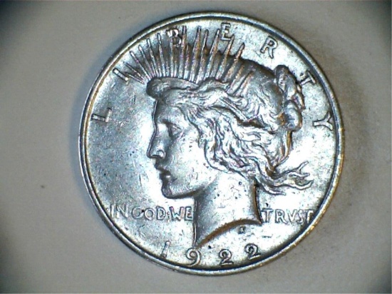1922 Peace Silver Dollar 1$