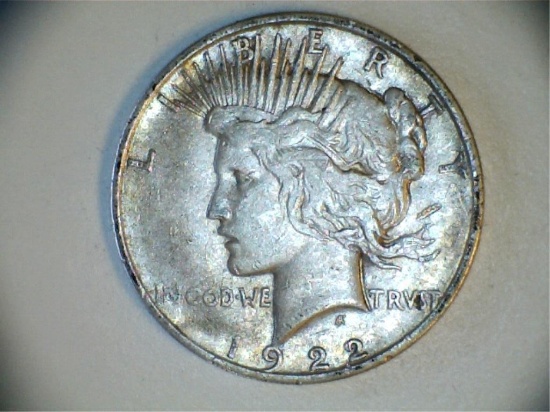 1922-D Peace Silver Dollar 1$
