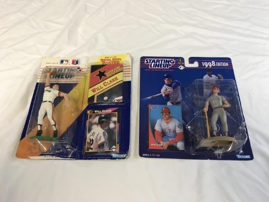 WILL CLARK 1991 & 1998 Starting Lineups Figures