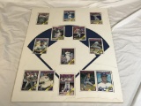 1988 Topps Baseball DODGERS Display with 13 Cards-