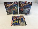 2 Jeff Gordon & Dale Jarrett Action Figures NASCAR