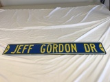 JEFF GORDON Metal Sign Jeff Gordon Dr.