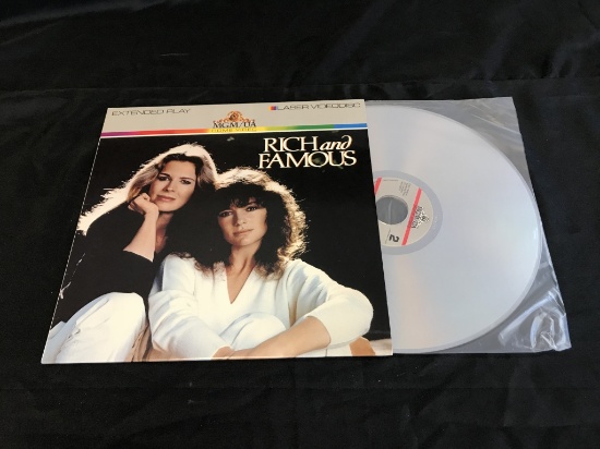 RICH AND FAMOUS Jacqueline Bisset LASERDISC Movie