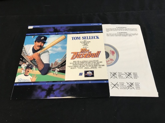 MR BASEBALL Tom Selleck LASERDISC Movie Letterbox