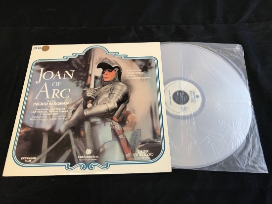 JOAN OF ARC Ingrid Bergman LASERDISC Movie