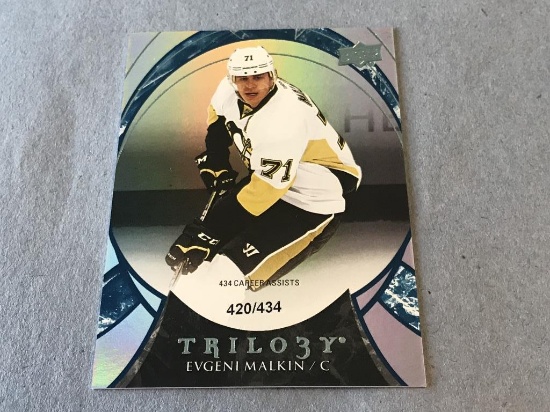 EVGENI MALKIN 2015 UD Trilogy Blue  420/434