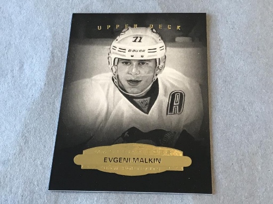 EVGENI MALKIN 2014-15 UD Masterpieces BW #159