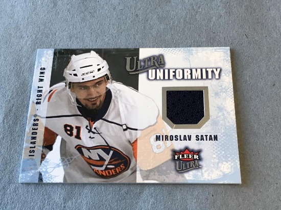 MIROSLAV SATAN 2008 Fleer Ultra Uniformity JERSEY