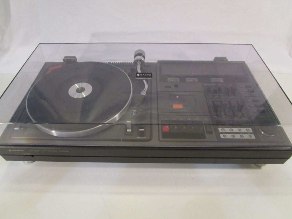 ラジオ・コンポ SANYO KaraokeMate 8 PAT-4800 Vintage Sanyo JXT 4800 Hi-Fi Stereo System | Proxibid