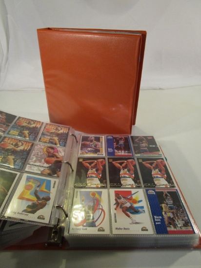 Lot of 2 Binders w/ Basketball Cards