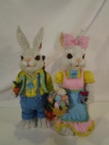 Tall Mr. & Mrs Peter Cottontail