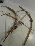 Lot of 2 Native American Style Bow & Arrow