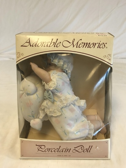 Adorable Memories Porcelain Doll Little girl NEW