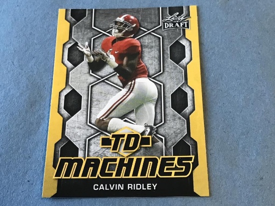 CALVIN RIDLEY 2018 Leaf Draft TD Machines GOLD RC