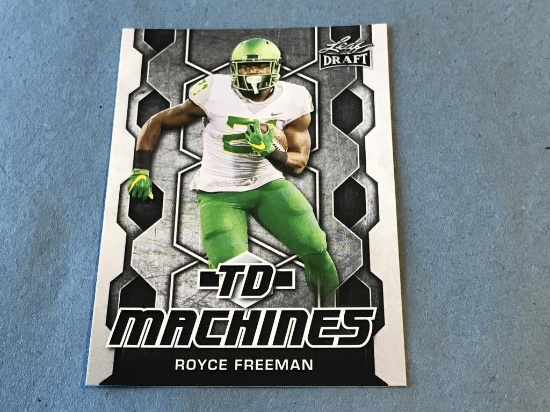 ROYCE FREEMAN 2018 Leaf Draft TD Machines ROOKIE