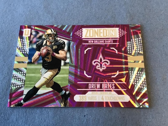 DREW BREES 2017 Unparalled "Zoned In" PINK 76/99