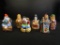 Lot of 6  figurines unknown marking
