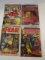 Lot of 4 Vintage Comic Books, Incl. Red Wolf