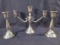 Lot of 3 Connecticut House Pewter Candlesticks