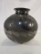 Mexican Black Pottery Vase by Benjamin Soto
