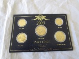 2000 24K Gold Plated Mint Set
