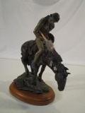 Native American Inspired Resin Sculpture