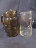 Vintage Glass Water Pitchers