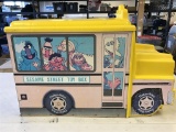 1984 Fisher Price Sesame Street Toy Box Bus RARE